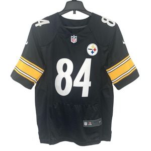 Men’s Size 40/Large Pittsburgh Steelers Antonio Brown Nike Black Game Jersey